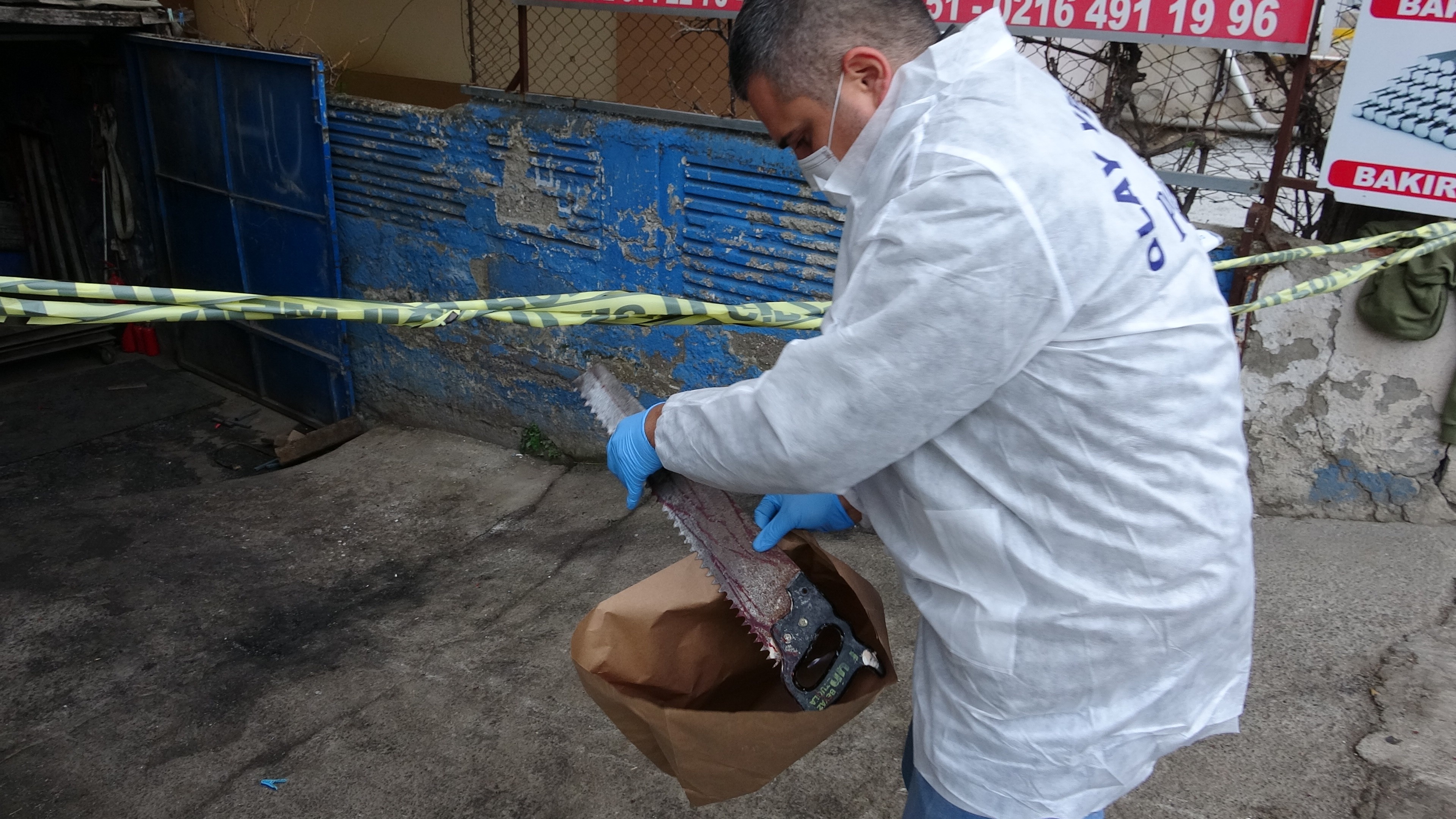 Pendik'te testereli kavga ucuz atlatıldı: 2 yaralı