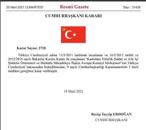 Türkiye İstanbul Sözleşmesinden neden ayrıldı? İstanbul Sözleşmesi neden feshedildi? 