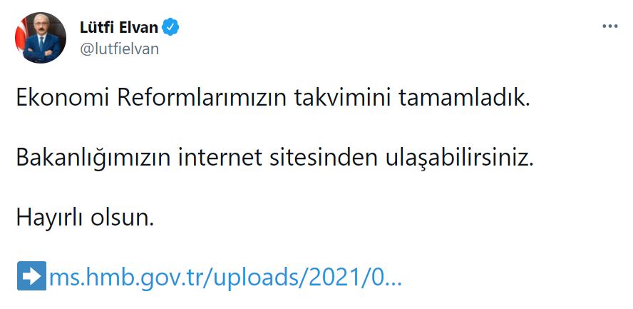 Ekonomide reform takvimi açıklandı! İşte ayrıntılar...