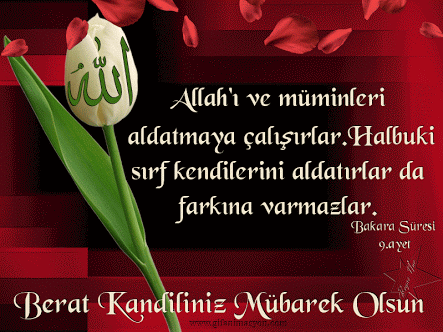 Berat Kandili mesajları resimli, gifli mesajlar 2022 | En anlamlı, güzel Berat Kandili mesajları, sözleri 2022