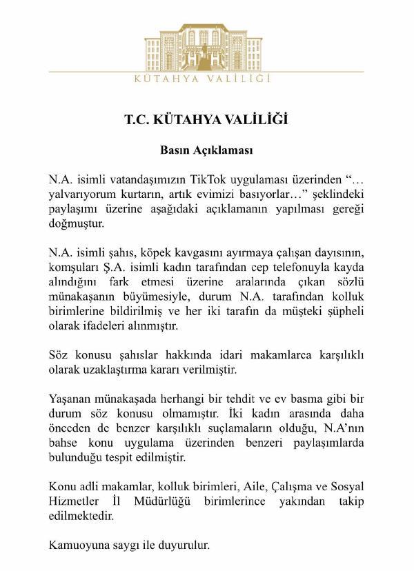 Kütahya Valiliği'nden sosyal medyada ağlayarak yardım isteyen kadın hakkında açıklama