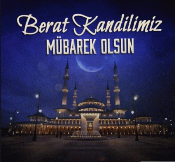 Berat Kandili mesajları resimli, gifli mesajlar 2022 | En anlamlı, güzel Berat Kandili mesajları, sözleri 2022