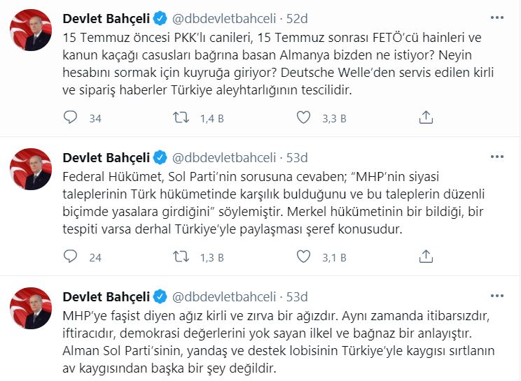 Bahçeli'den flaş paylaşım: Cumhur İttifakı bunları çılgına çeviriyor