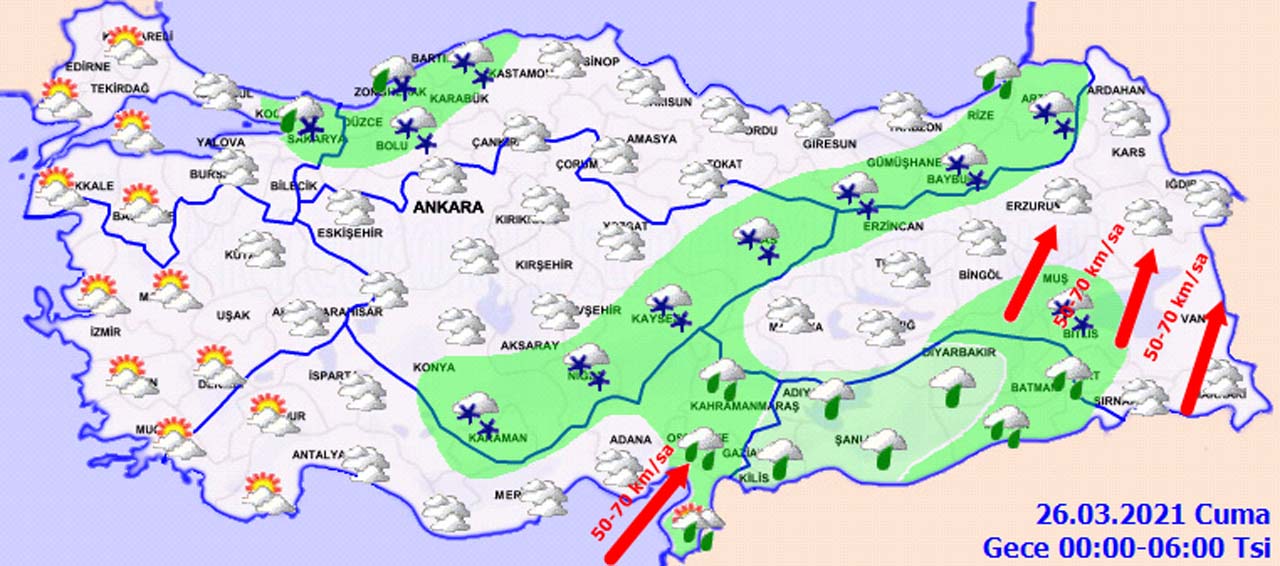 Meteoroloji'den yeni hava durumu uyarısı: Hava sıcaklıkları düşmeye devam edecek!