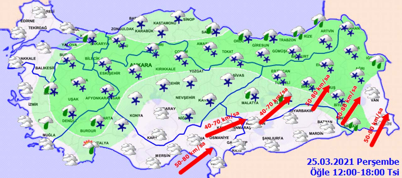 Meteoroloji'den yeni hava durumu uyarısı: Hava sıcaklıkları düşmeye devam edecek!