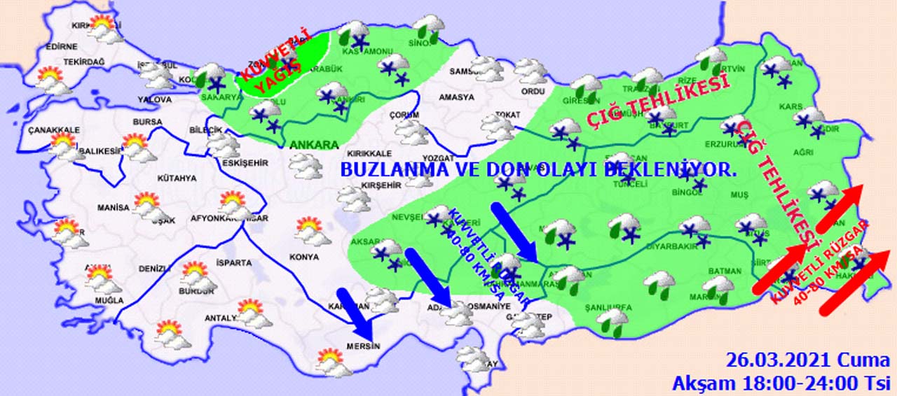Meteoroloji'den uyarı! Kar ve sağanak etkisini arttıracak!