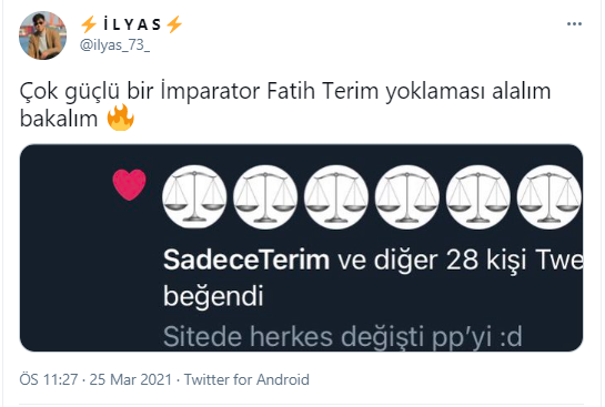 Galatasaraylı taraflardan Fatih Terim'e destek! Hepsi profil fotoğrafına adalet terazisi koydu