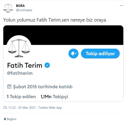 Galatasaraylı taraflardan Fatih Terim'e destek! Hepsi profil fotoğrafına adalet terazisi koydu