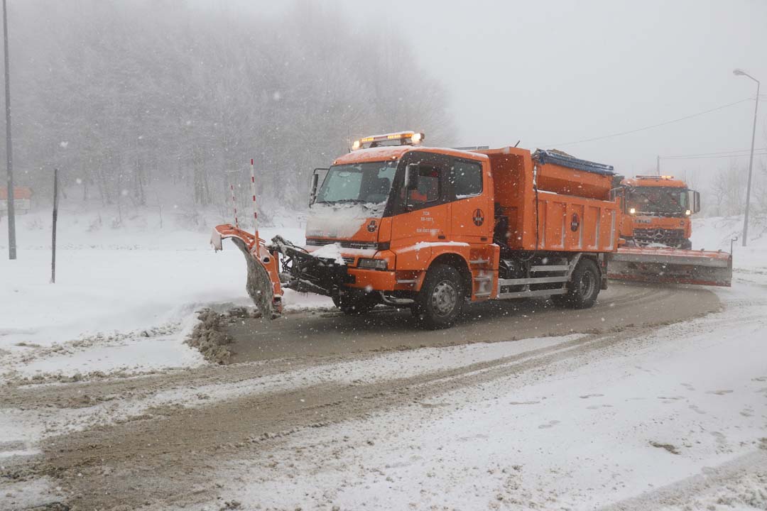 Bolu Dağı'nda kar kalınlığı yarım metreyi buldu