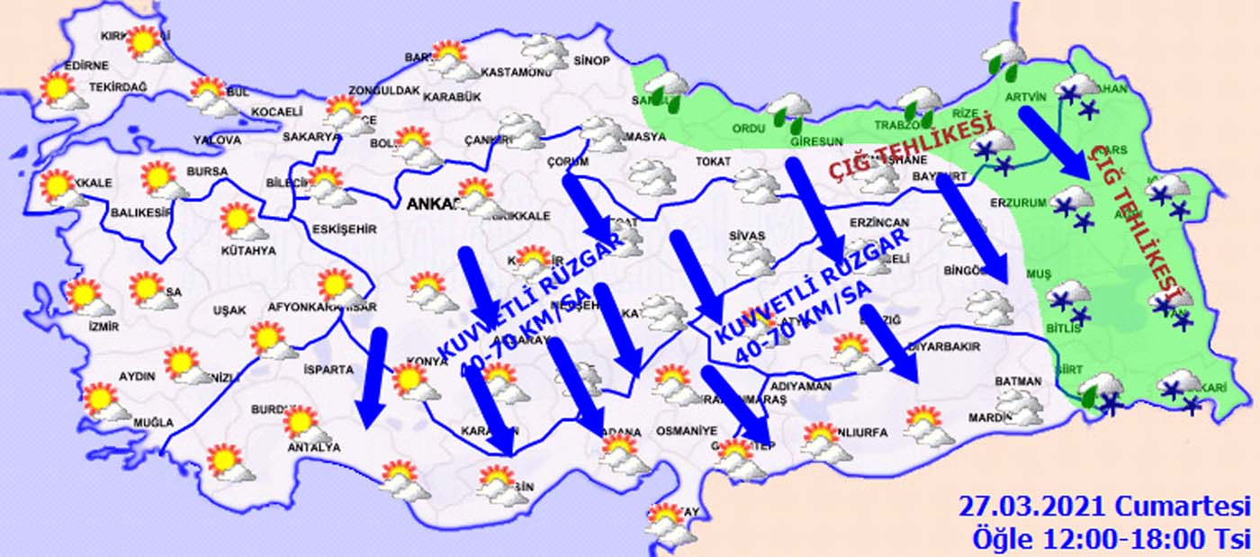 O illerde yaşayanlar dikkat! Meteoroloji'den kar, karla karışık yağmur ve don uyarısı