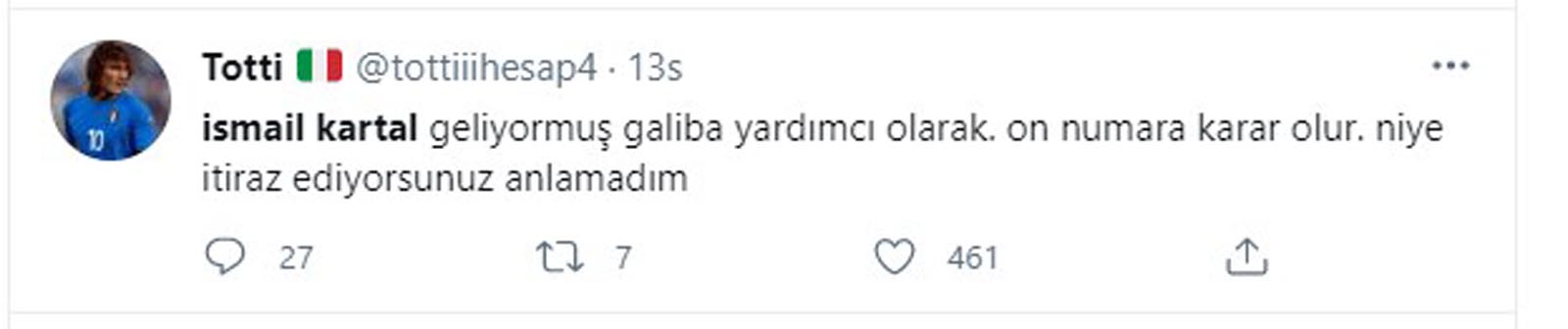 Fenerbahçe taraftarında İsmail Kartal çılgınlığı: Yarım kalmış hikayeyi tamamlamaya ne dersin?