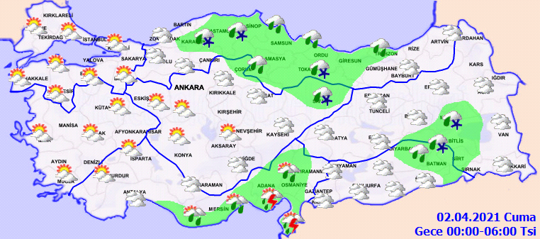 Nisan ayının ilk günü kışı getirdi! O bölgelerde yaşayanlar dikkat: Fırtınanın hızı saatte 70 km'yi bulacak!