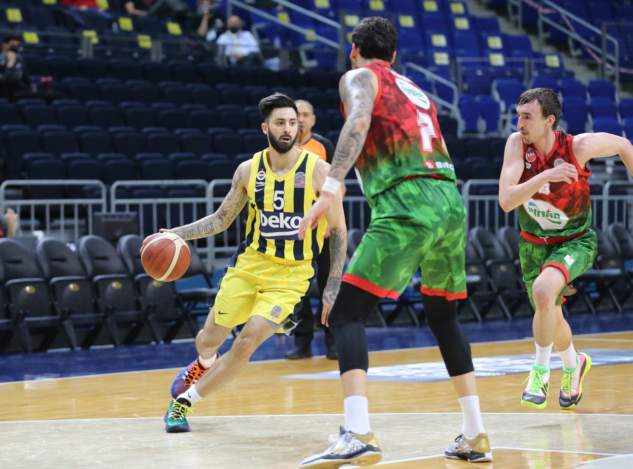 ING Basketbol Süper Ligi'nde Fenerbahçe Beko Pınar Karşıyaka'yı 117-59 yendi