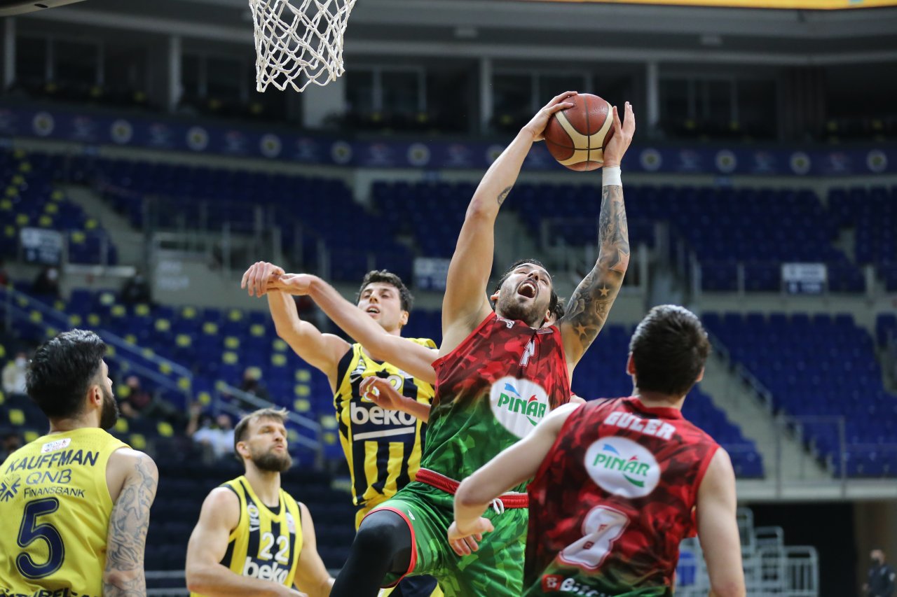 ING Basketbol Süper Ligi'nde Fenerbahçe Beko Pınar Karşıyaka'yı 117-59 yendi
