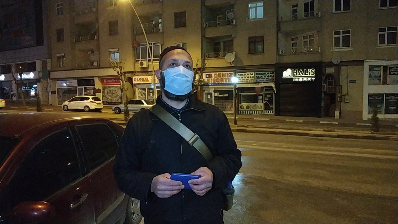 Karaman'da camide kilitli kalan kişiyi polis ekipleri kurtardı