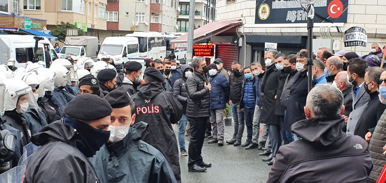 KİPTAŞ'ın kentsel dönüşüm projesine karşı çıkanlar gözaltına alındı