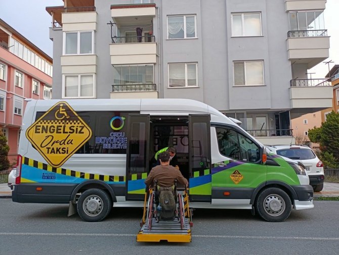 Ordu’da engelli bireylerin yaşamını kolaylaştıracak ‘Engelsiz Taksi’ hizmeti