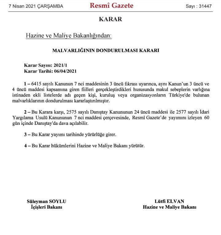 377 kişinin mal varlıkları donduruldu: Aralarında örgüt elebaşları da yer aldı!