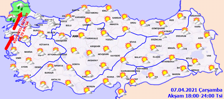 Meteoroloji duyurdu: Yurt genelinde sıcaklıklar artsa da yağışlı hava etkisini koruyacak!