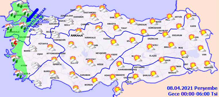 Meteoroloji duyurdu: Yurt genelinde sıcaklıklar artsa da yağışlı hava etkisini koruyacak!
