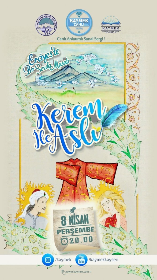 Kerem ile Aslı’nın büyük aşkının hikayesi KAYMEK'te sergilenecek