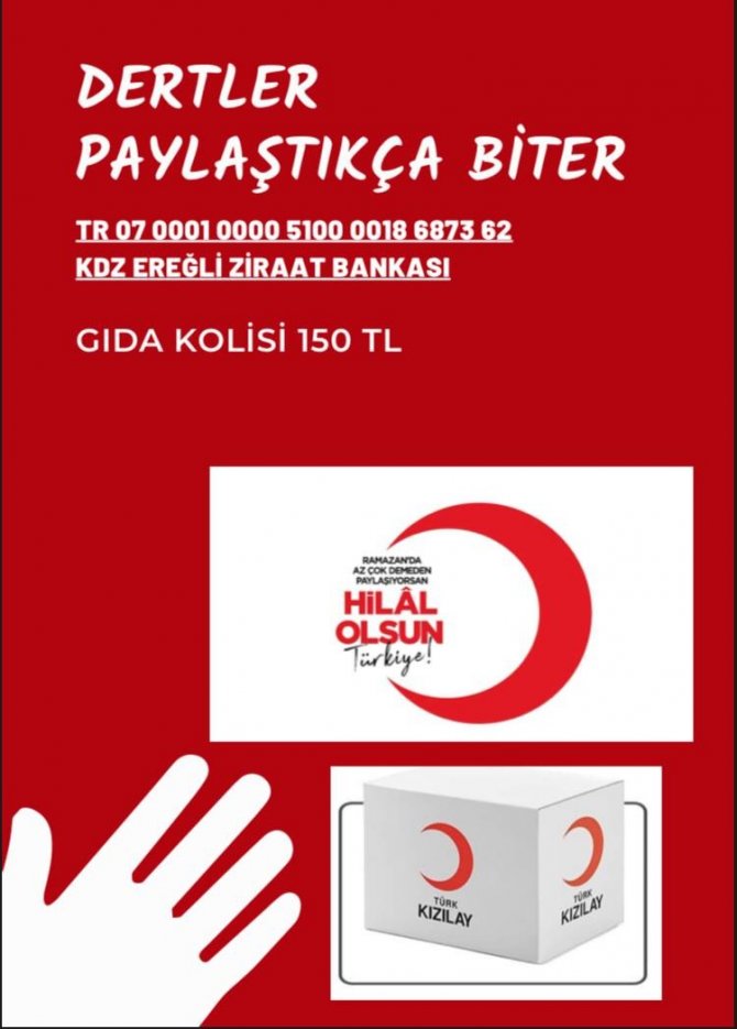 Kızılay Ramazan ayı için hayırseverlere çağrıda bulundu