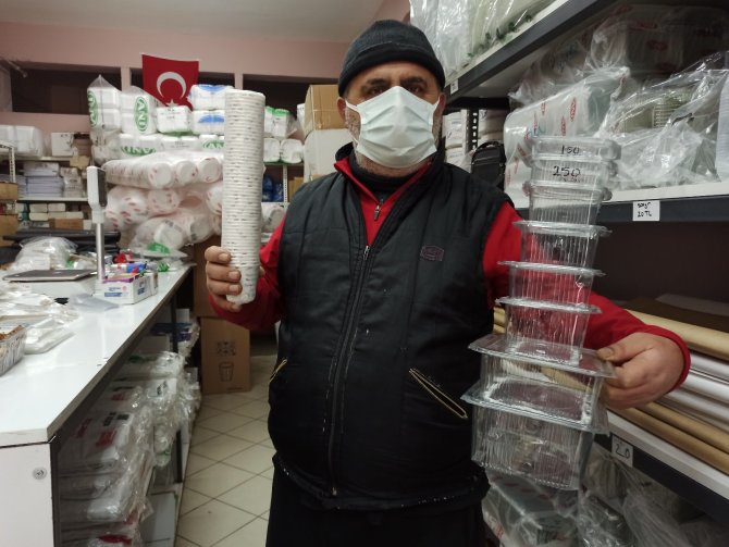 Yasağın kalkmasıyla paket servis ürünlerinin satışı azaldı