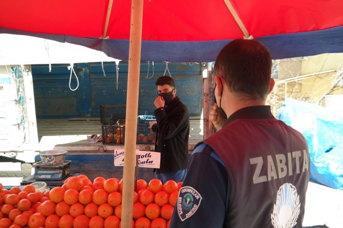 Zabıta ekipleri denetimde gergin anlar yaşadı