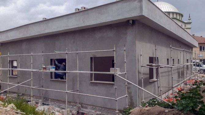 Başkan Güler sağlık merkezi inşaatını kontrol etti