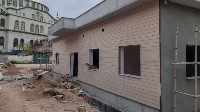 Başkan Güler sağlık merkezi inşaatını kontrol etti