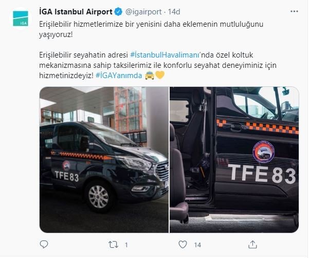 İstanbul Havalimanı'nda engelsiz seyahat: Engelli yolculara özel taksi uygulaması