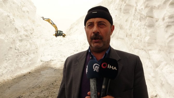 Muş'a bahar gelemedi: Kar kalınlığı 20 metreyi buldu!