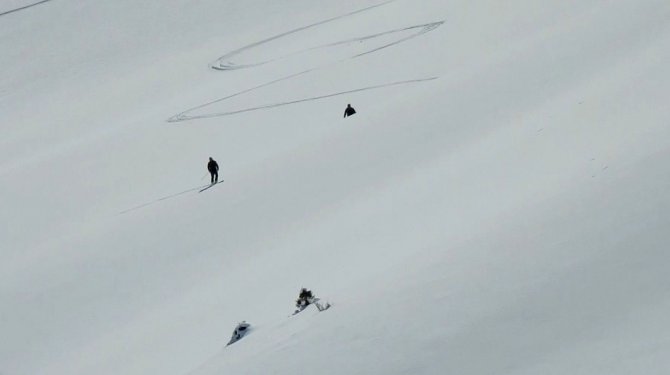 Terörden arındırılan Munzur Dağları'nda kayak keyfi