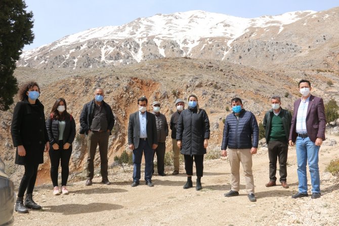 Kaş'ın yayla bölgelerinde saha incelemesi yapıldı