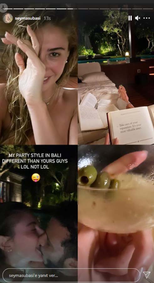 Aşka gelen Şeyma Subaşı'ndan dudak dudağa poz!