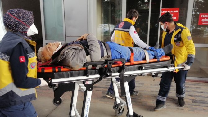 Çalıştığı inşaatın ikinci katından düşerek yaralandı!