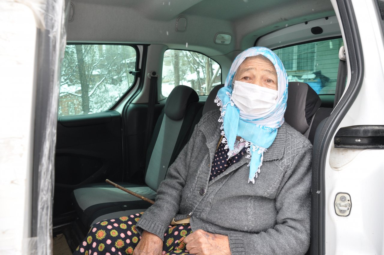 Diyaliz hastasının imdadına karla mücadele ekipleri yetişti, Amasya'da kar nedeniyle yolu kapanan köydeki hasta kurtarıldı