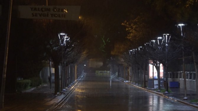 Nisan ayının ortasında Kırıkkale’de hafif kar yağışı başladı