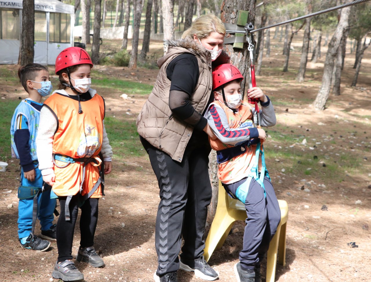 Salgında eve kapananlara alternatif eğlence! Gaziantep Dülükbaba Tabiat Parkı