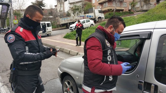 Samsunda kısıtlama günü narkotik ve HES uygulaması yapıldı