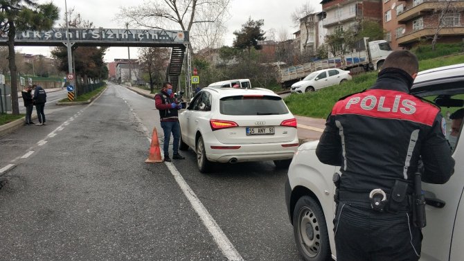 Samsunda kısıtlama günü narkotik ve HES uygulaması yapıldı