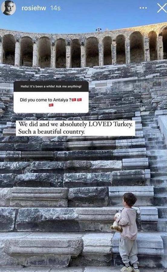 Dünyaca ünlü Jason Statham- Rosie Huntington çiftinin Türkiye aşkı!