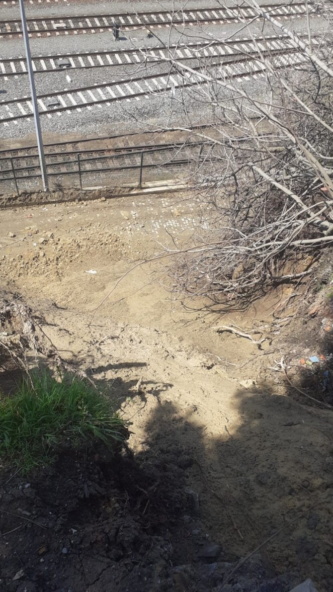 Zonguldak'ta gerçekleşen heyelan sonrası istinat duvarı çalışmaları başladı