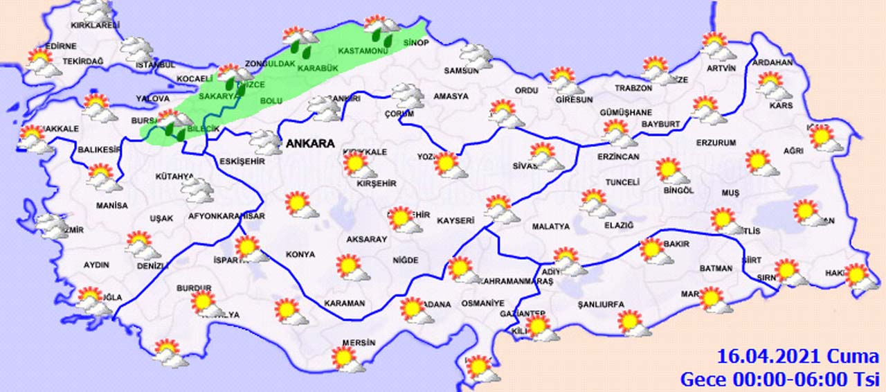 Meteoroloji'den 15 Nisan 2021 Perşembe hava durumu uyarısı: Hem yağmur hem sıcaklık!