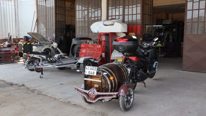 Kocaeli'de Forklift tamircisinin Tasarımlarına Amerikalılar hayran kaldı