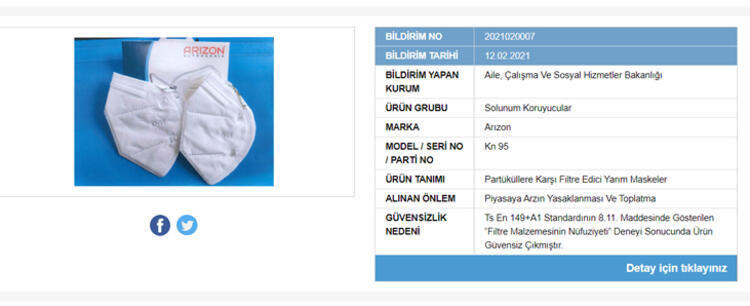Güvensiz ürünler listesi maske markaları ne? | Gübis güvensiz maske markaları hangileri? | Güvensiz maskeler listesi