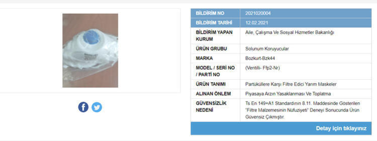 Güvensiz ürünler listesi maske markaları ne? | Gübis güvensiz maske markaları hangileri? | Güvensiz maskeler listesi