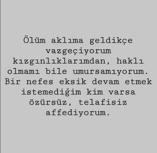 Seren Serengil korkuttu Ölüm aklıma geldikçe