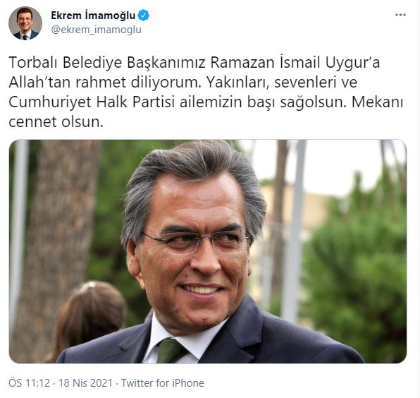 Torbalı Belediye Başkanı İsmail Uygur yaşamını yitirdi!