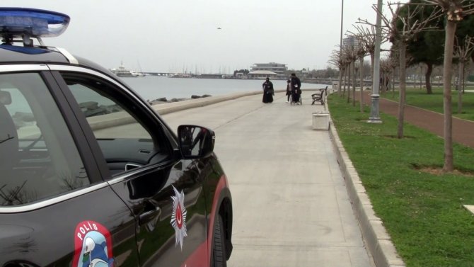 Kısıtlamayı ihlal edenler anında tespit edildi, Bakırköy’de dronlu korona denetimi